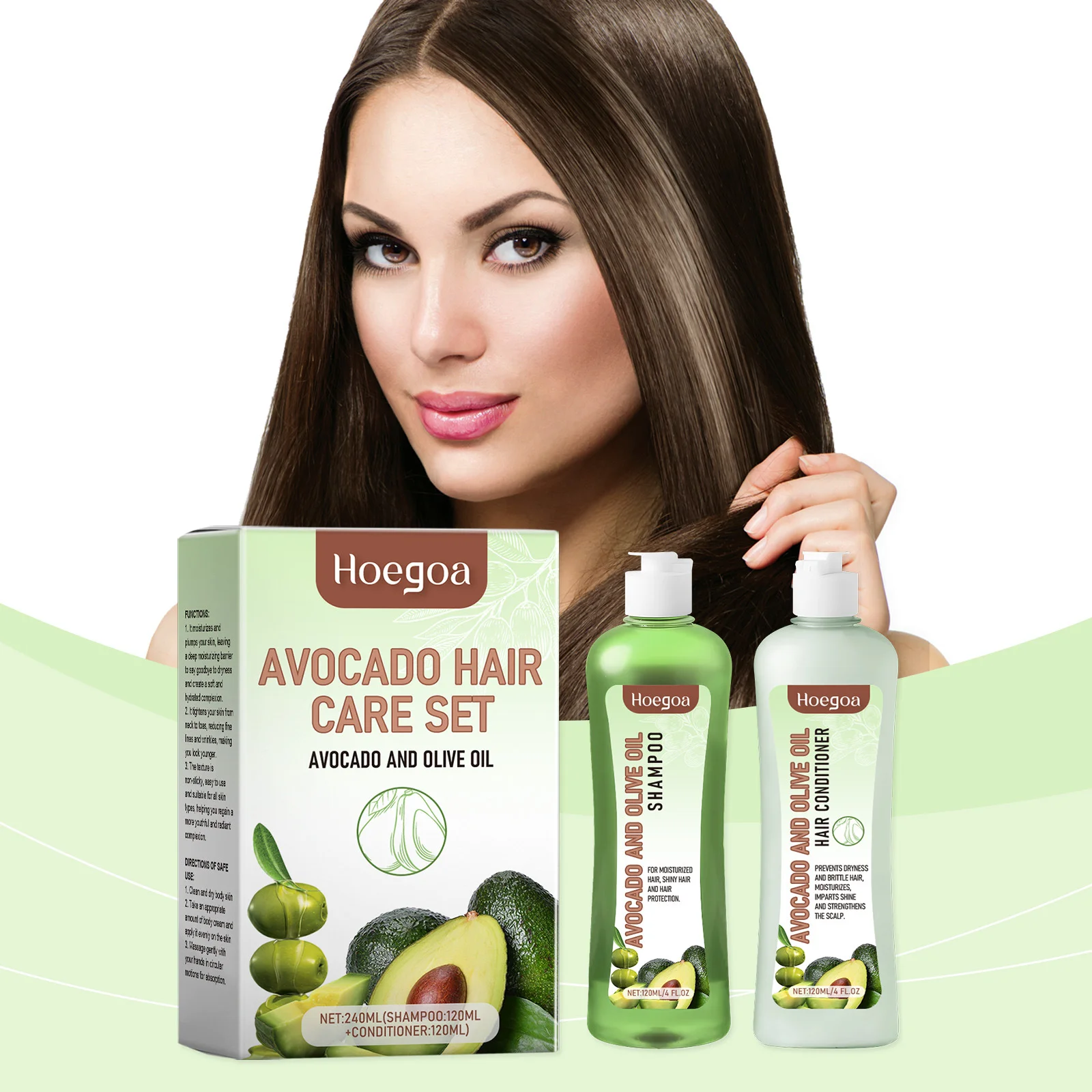 Hair Growth Shampoo Conditioner Set Repairing Strengthen Root Deep Nourish Anti Frizzy Dry Hair Oil Control Smoothing Hair Care 3