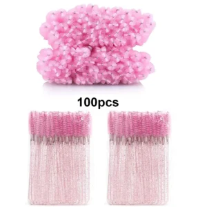 100pcs Disposable Eyelash Brushes Spoolies Micro Lash Mascara Wands Combs Wholesale for Eyelash Extension Makeup  Cosmetic Tools 1