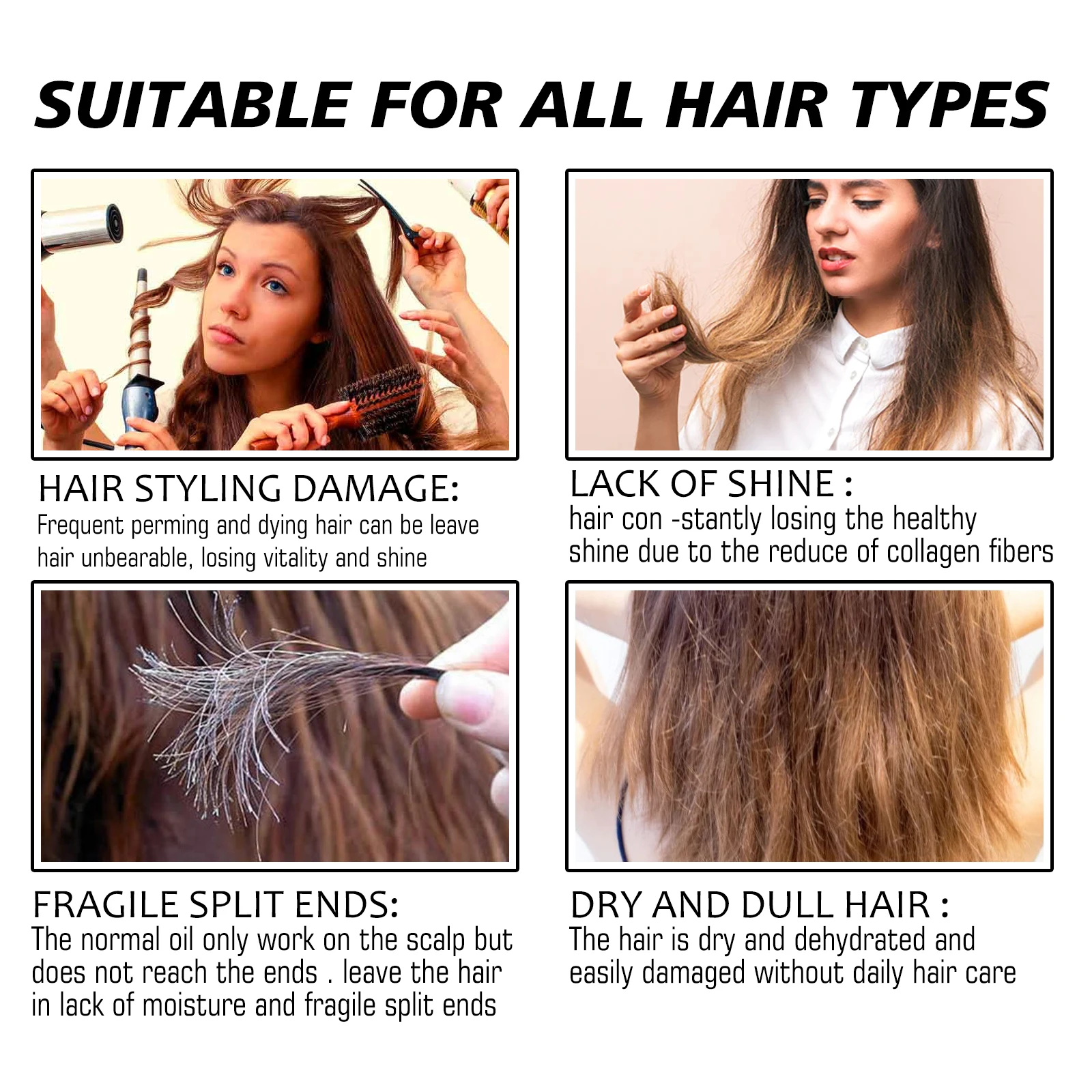 Shiny Hair Hold Spray Hair Building Fiber Applicator Hair Fixing Spray Hair Hold Spray Water Salon Hair Styling Product 2