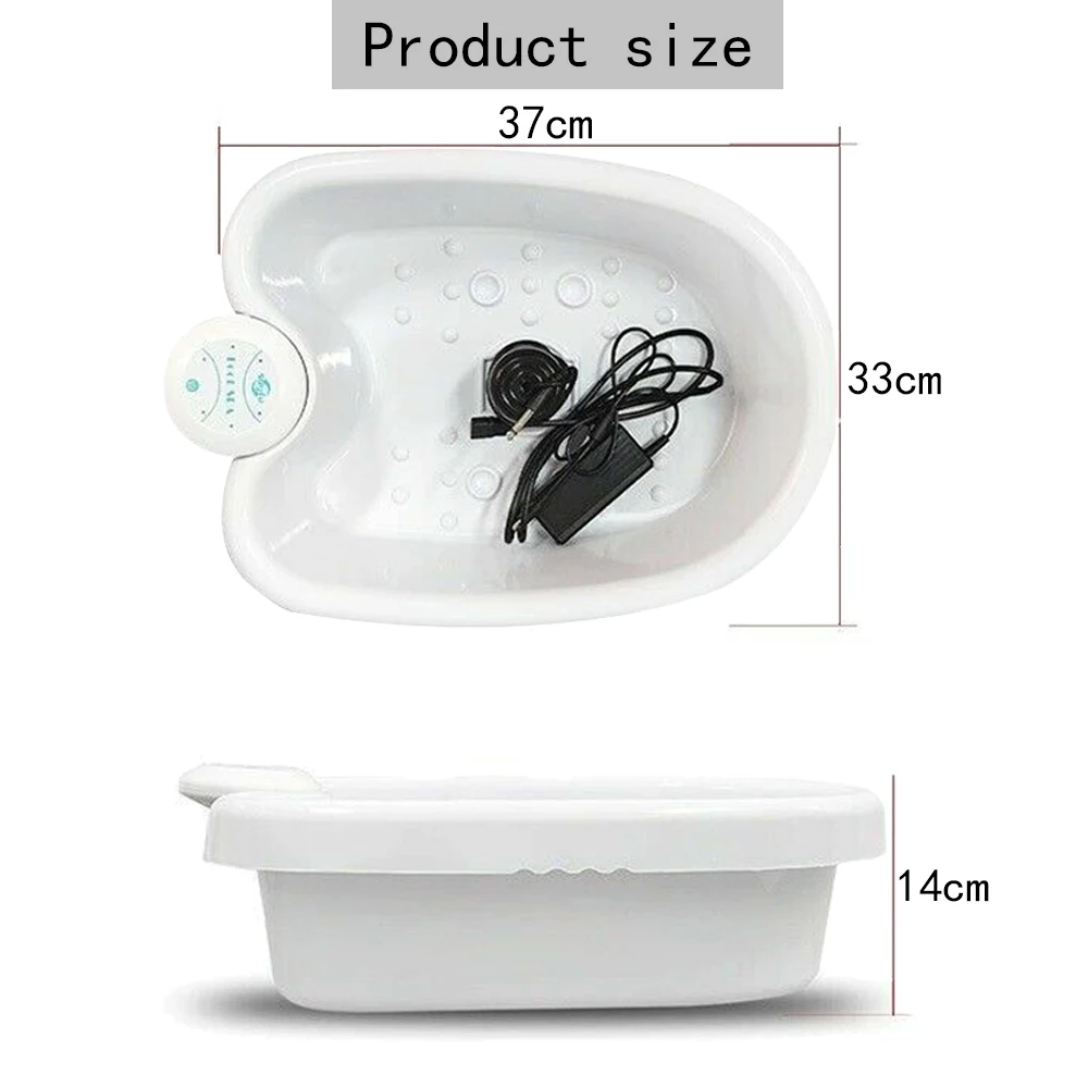 Only Foot BathTub Detox Ion Foot Spa Bath Basin Foot Soaking Bucket Sauna Footspa Bathtub Vibration Footspa BathCare Arrays Aqua 4