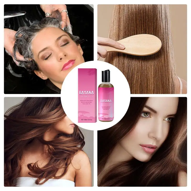 batana oil shampoo and conditioner 100ml deeply nourishes strengthens Repair damaged Hair Thickening hair anti Hair Loss Shampoo 6