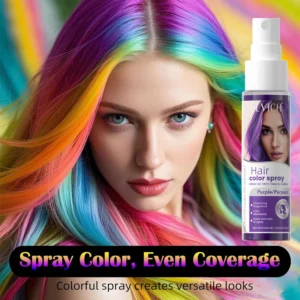 Halloween Hair Color Spray Disposable Hair Dye Spray DIY One-Time Hair Color Liquid Washable 8 colors Party Hair Styling Spray 1