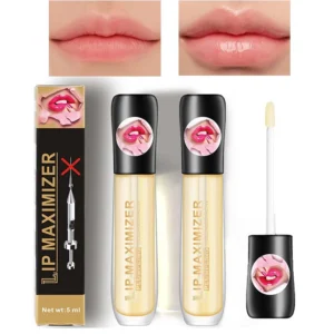 Liquid Lip Plumper Plumping Lip Gloss,Clear Lip Oil Waterproof Moisturize Long Lasting Nutritious Lip Plumper Makeup Skin Care 1