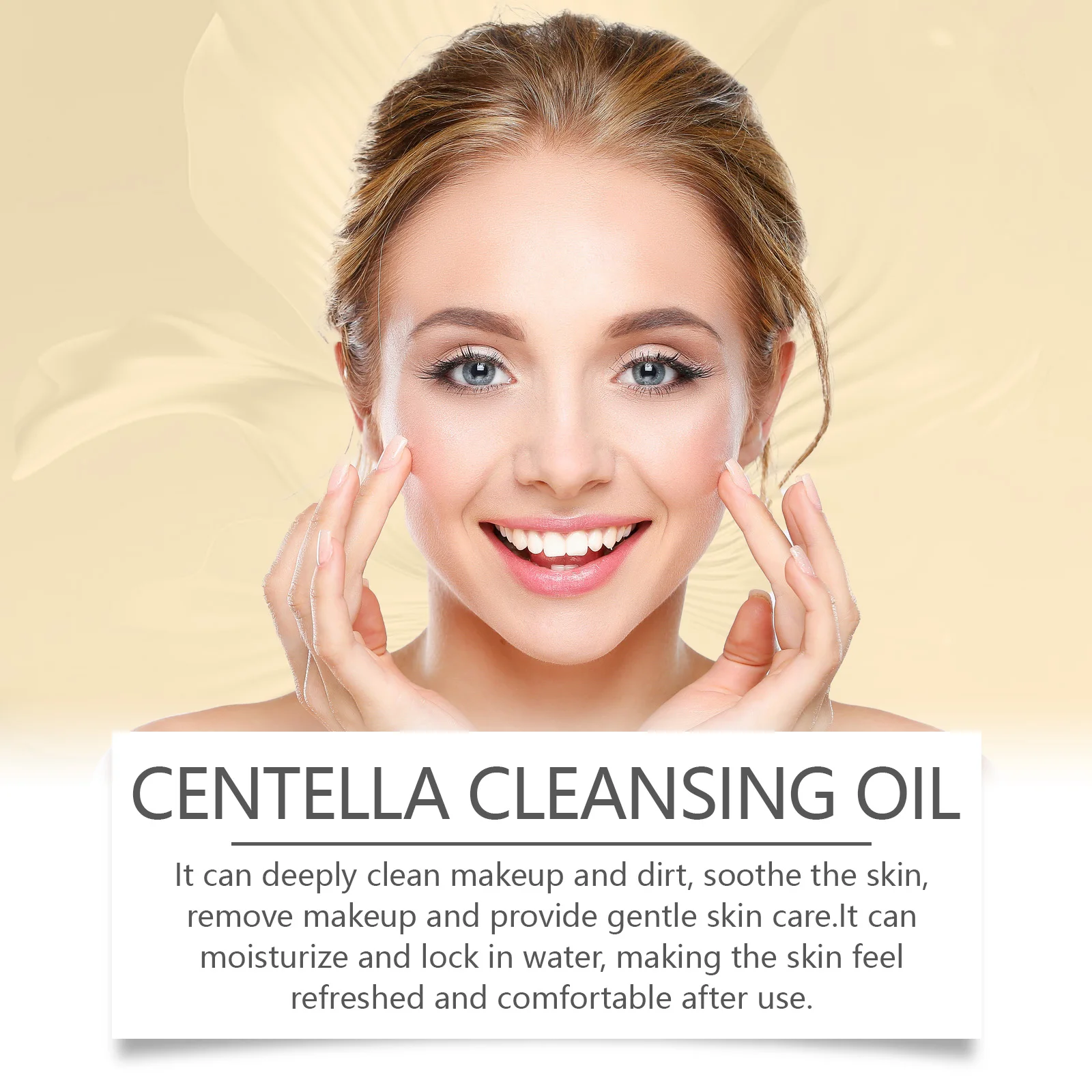 Centella Cleansing Oil Makeup Remover Gentle Facial Cleansing Moisturizing Vitamin E Oil Control Shrink Pores Skincare Products 5