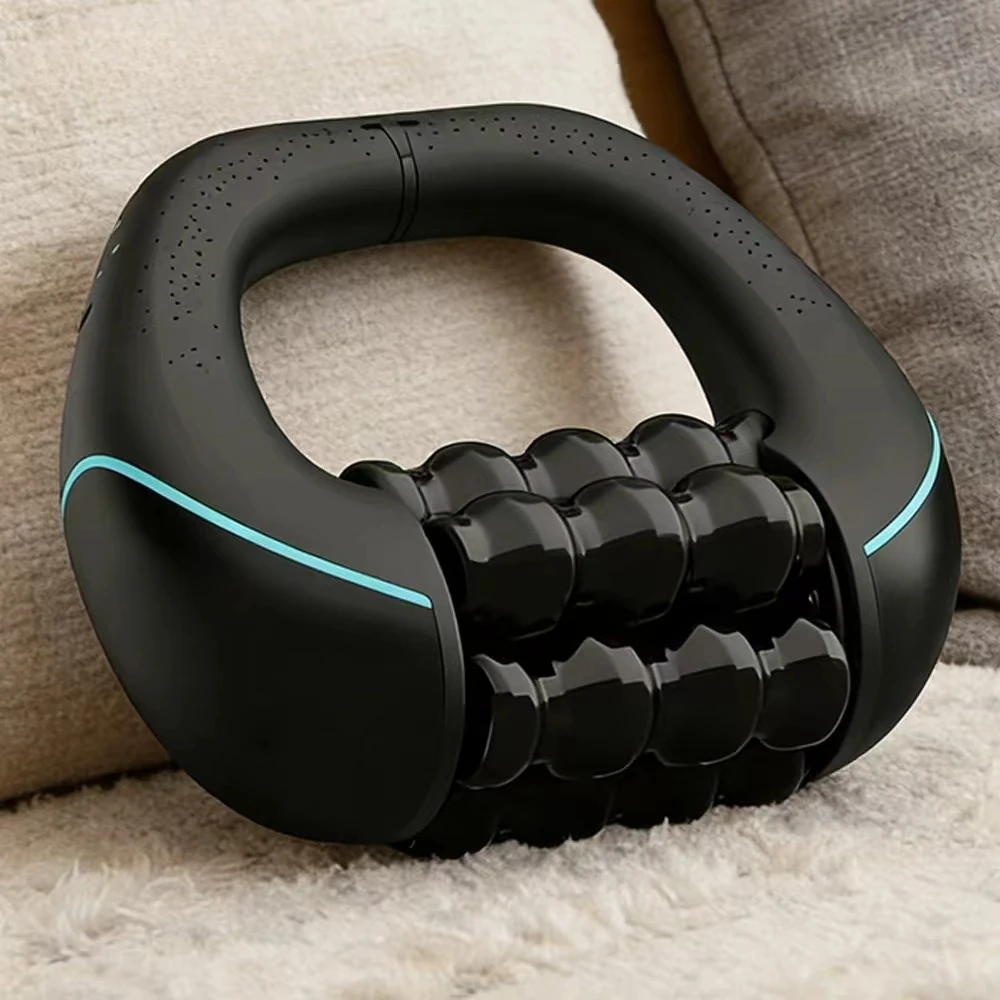 Upgrade 3-Speed Spin Electric Roller Tapping Massager for Foot Back Neck Shoulder Face Full Body Deep Relaxation Rechargeable 3