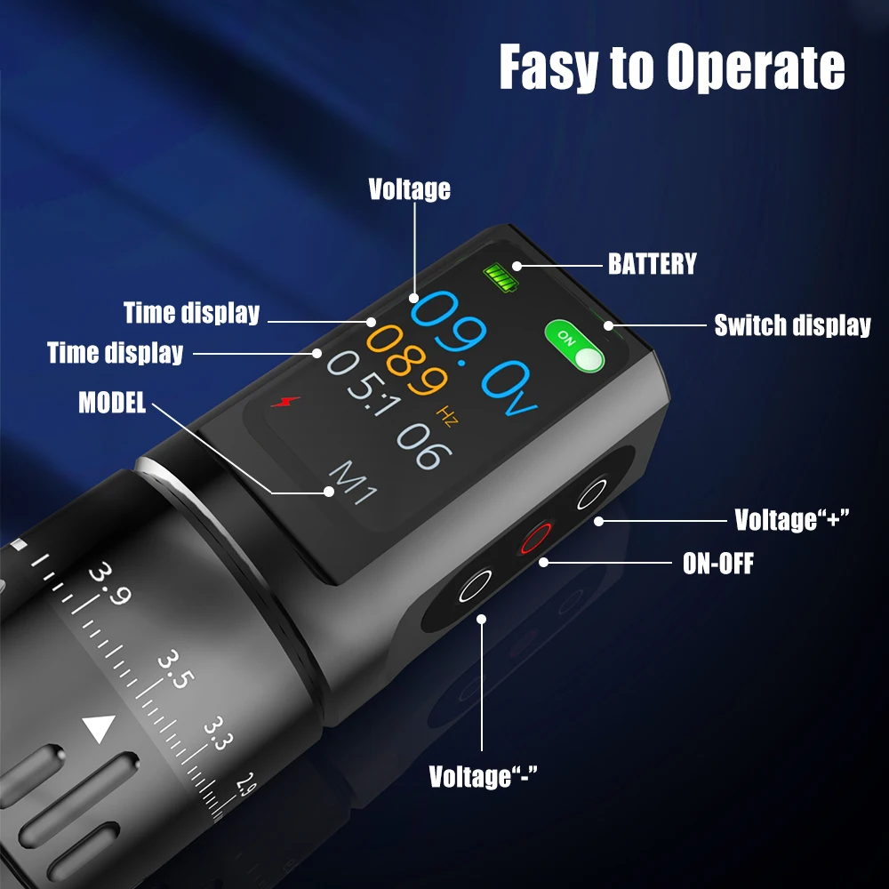 Tattoo Kit YILONG High Quality Tattoo Pen Kit For Permanent Makeup Tattoo Machine New Cool Tattoo Power Supply Tattoo Gun Kit 2