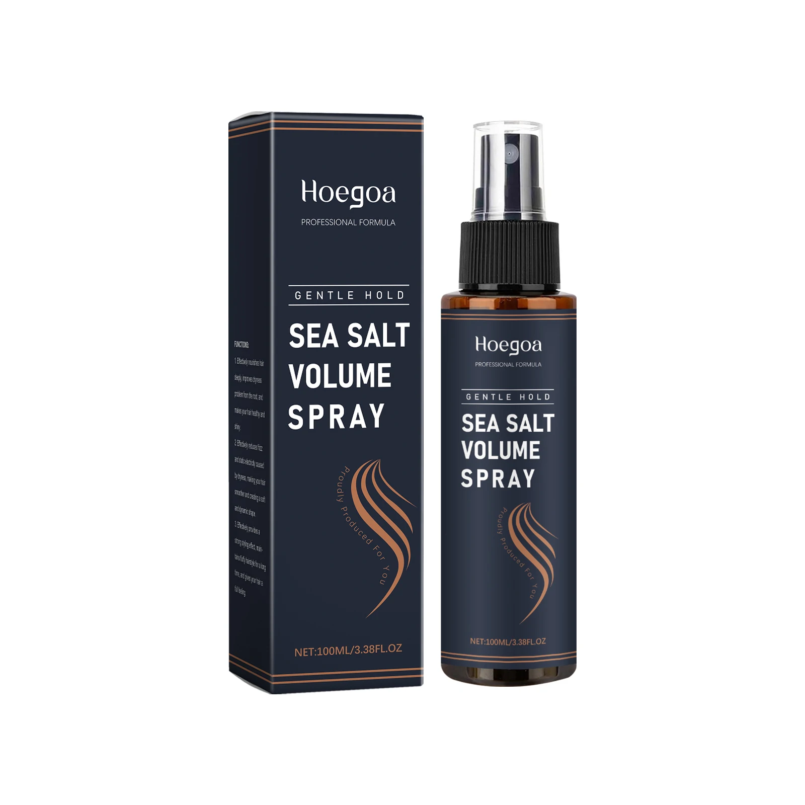 Sea Salt Hair Spray For Volume & Texture, Lightweight Styling Spray, Natural Hold, Frizz Control, Non-Greasy For Women & Men 6