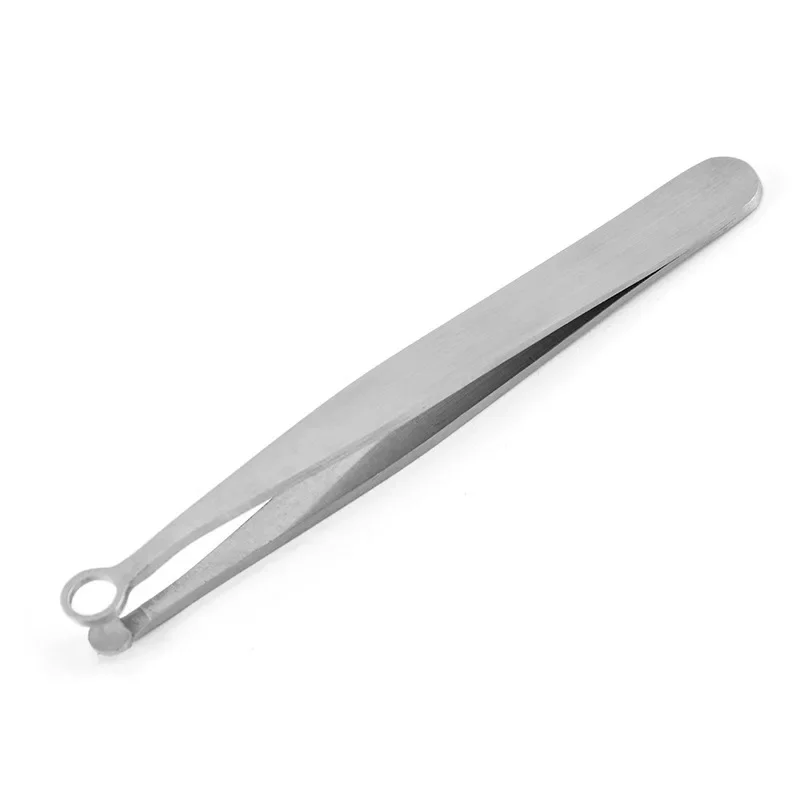 Universal Nose Hair Trimming Tweezers Stainless Steel Eyebrow Nose Hair Cut Manicure Facial Trimming Makeup Scissors Trimmer 5