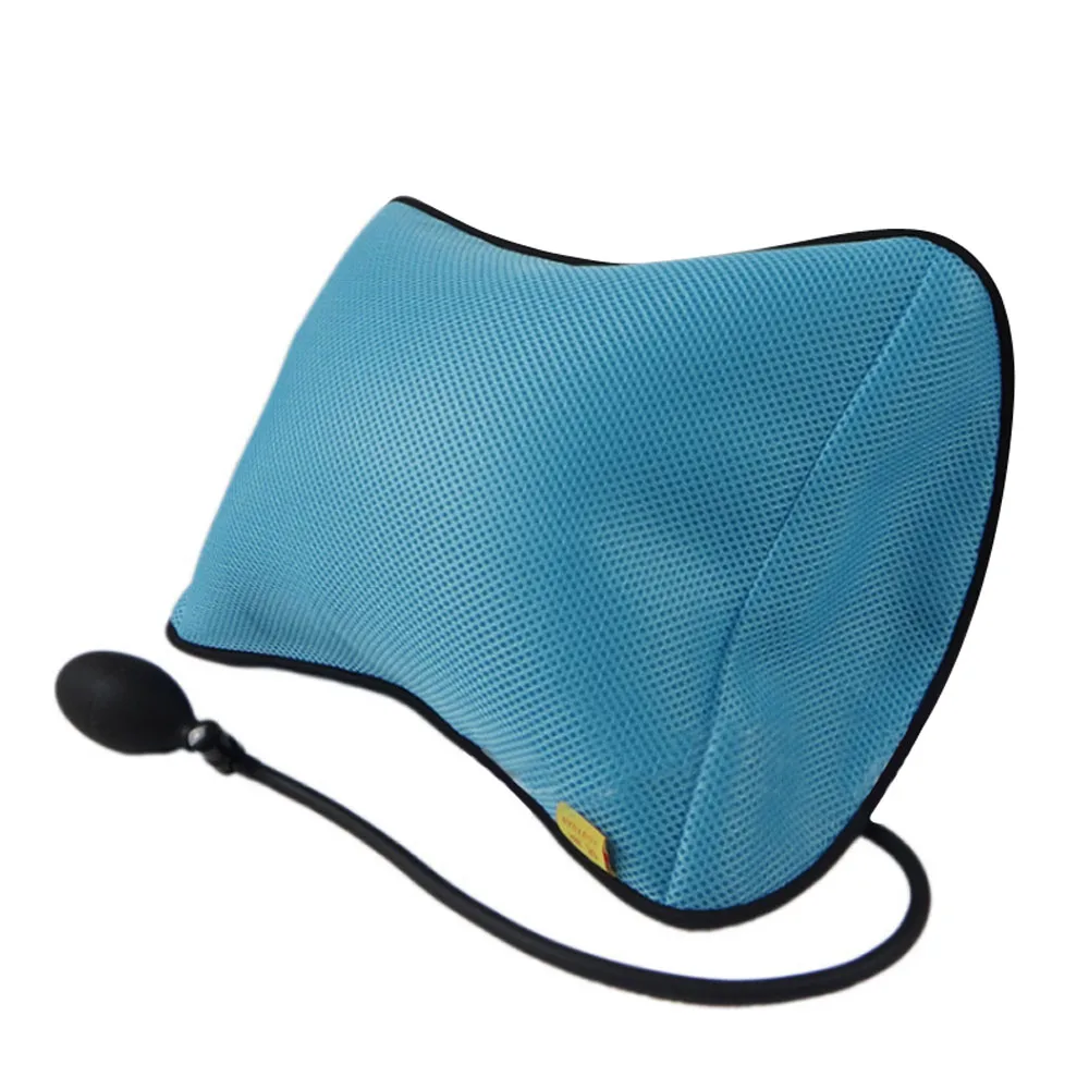 1Pcs BYEPAIN Air Inflatable Cushions Back Support Massage Pillows for Car Home Office Chair Portable Pillow with Pump Massager 2