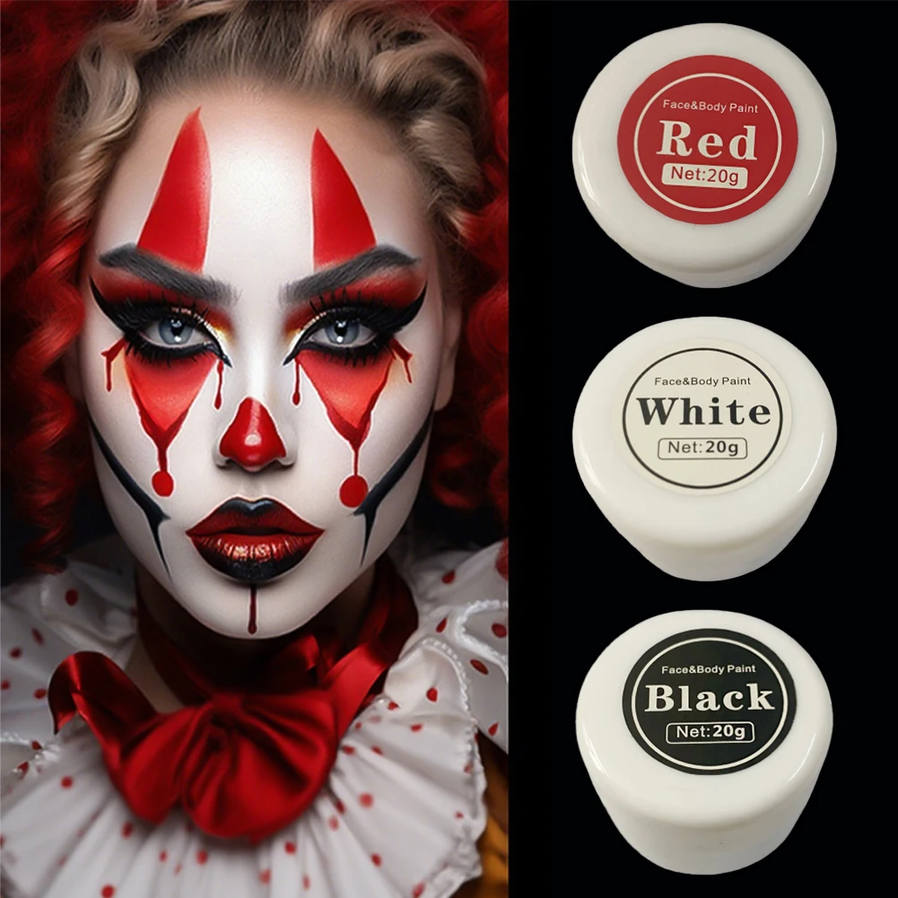 Oil Face Paint Body Paint Makeup Wheel Painting Special Effects Makeup for Halloween Christmas Masquerade Party Cosplay 2