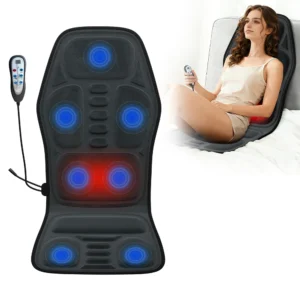 Back Massager with Heat, Massage Chair Pad for Shoulder and Back, Deep Tissue Vibration Seat Cushion for Body Relief, Best Gifts 1