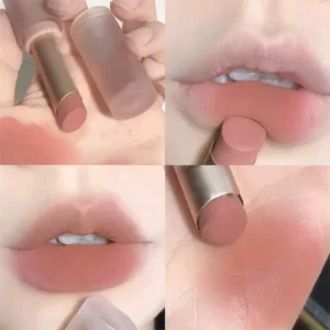 Velvet Matte Lipstick Moisturizing Waterproof Lasting Nude Apricot Lip Tint Non-stick Cup Lip Gloss Lipstick Cosmetics Make Up 1
