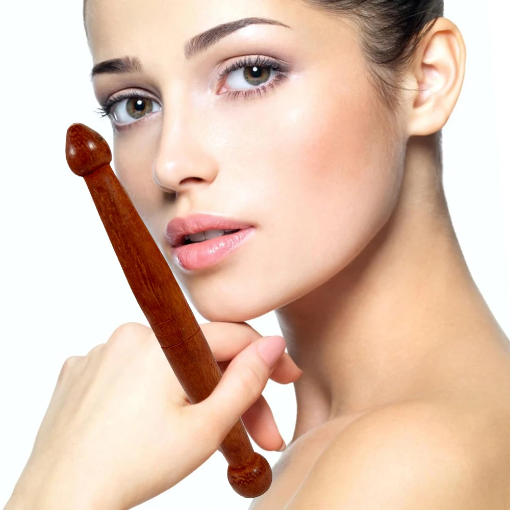1PCS Wooden Reflexology Sticks Foot Hand Massage Wooden Stick Tools Thai Face Neck Back Waist Massager Trigger Points 2