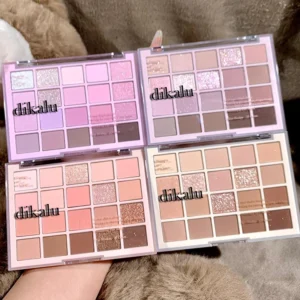20 Colors Low Saturation Korean Eyeshadow Palette Purple Matte Pearlescent Long Lasting Waterproof Glitter Eye Shadow Eye Makeup 1