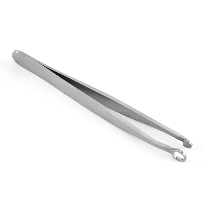 Universal Nose Hair Trimming Tweezers Stainless Steel Eyebrow Nose Hair Cut Manicure Facial Trimming Makeup Scissors Trimmer 3