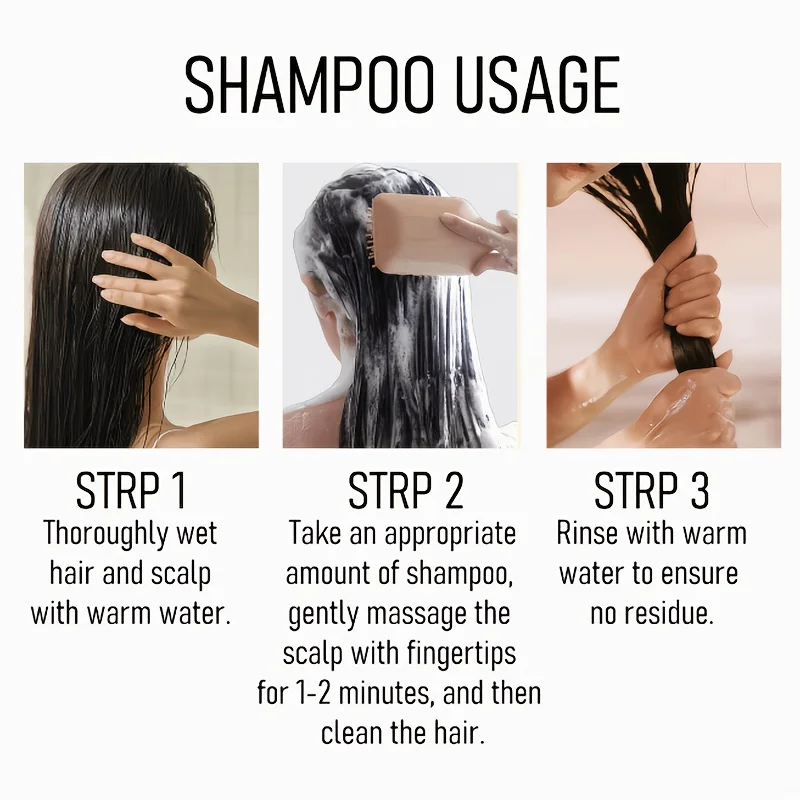 GSWP 500g Ginger & Rosemary Shampoo and Conditioner Set: Deeply cleanses and strengthens hair, repairs dry and damaged strands. 6