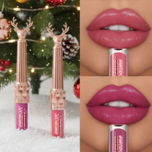 Moisturizing Cream Lip Gloss Autumn/Winter Moisturizing Liquid Lipstick Long lasting Non greasy Lip Makeup Christmas brown 1