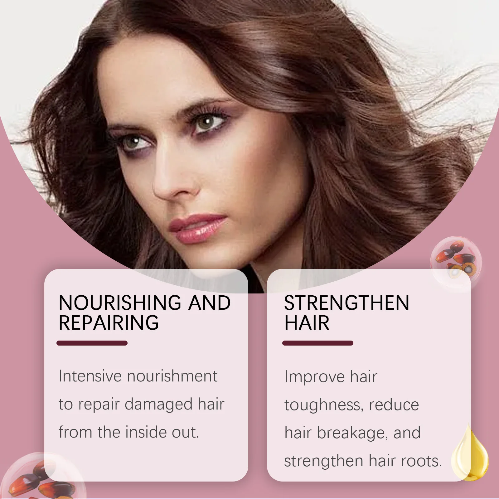 EELHOE Natural Batana Oil Deep Moisturizing Smooth Thick Hair Growth Shampoo and Conditioner for Damaged Hair Keratin Treatment 3
