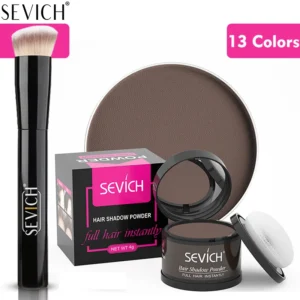SEVICH Hairline Shadow Powder With Brush Water Sweat Resistant Hair Loss Concealer Bald Spot Concealing Hair Powder Women Men 1