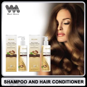 Collagen Shampoo and Conditioner for Hair Cleaning Scalp Nourish Hair Strengthening Shampoo Keratin Repair Mask Soft Hair Care 1