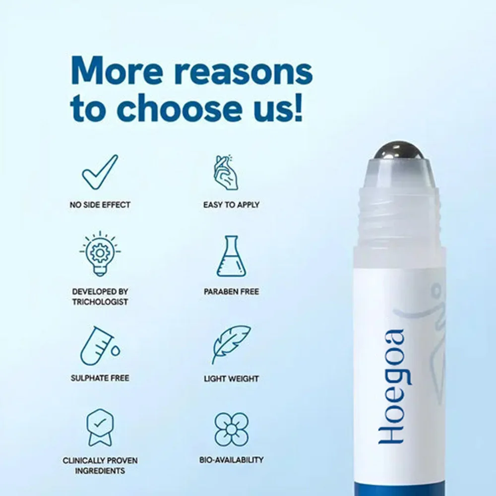 Roll-on Rosemary Hair Growth Serum Anti Hair Loss for Scalp Treatment Nourishing Strengthening Hair Roots Increases Hair Density 5