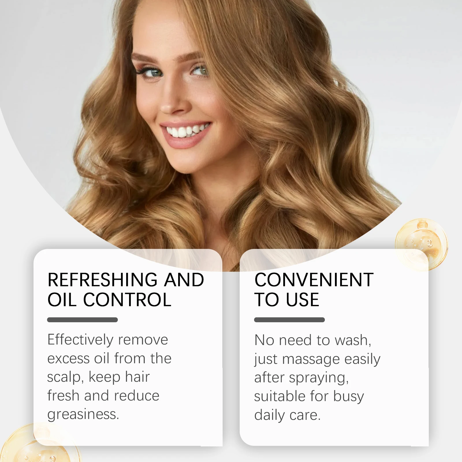 Fluffy Volumizing Hair Spray Quick-Drying Non-greasy Wash Free Increase Volume Lazy People Hairdressing Hair Shaping Spray 4