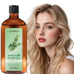 YUITIKUE Premium Rosemary Hair Oil | Mild Plant-Based Formula | For Gentle Hair & Scalp Nourishment & Healthy Hair Care 100ml 1