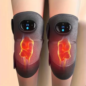 1Pc/2Pcs Heated Knee Massager, 3-in-1 Heated Knee, Elbow, and Shoulder Wrap, Vibrating Knee Heating Pad, 3 Adjustable Vibration and Heating Modes, Heating Pad for Knee, Elbow, Shoulder, and Leg Relaxation (Dual-Use Device) 1