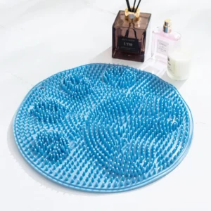 Wall Mounted Shower Foot Exfoliators Silicone Massage Shower Non-Slip Bath Mat Back Massage Brush Foot Exfoliating For Bathroom 1