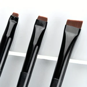 3pcs Makeup Brush Set,Blade eyeliner brush fine oblique head eyebrow brush outline eyeliner ultra-thin eye shadow brush makeup b 1