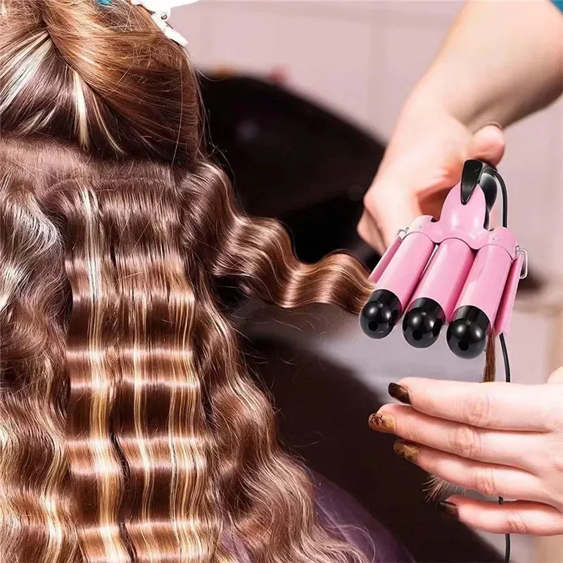 Professional Hair Curling Iron Ceramic Triple Barrel Hair-Curler Irons Hair Wave Waver Styling Tools Hair Styler Wand for Woman 6