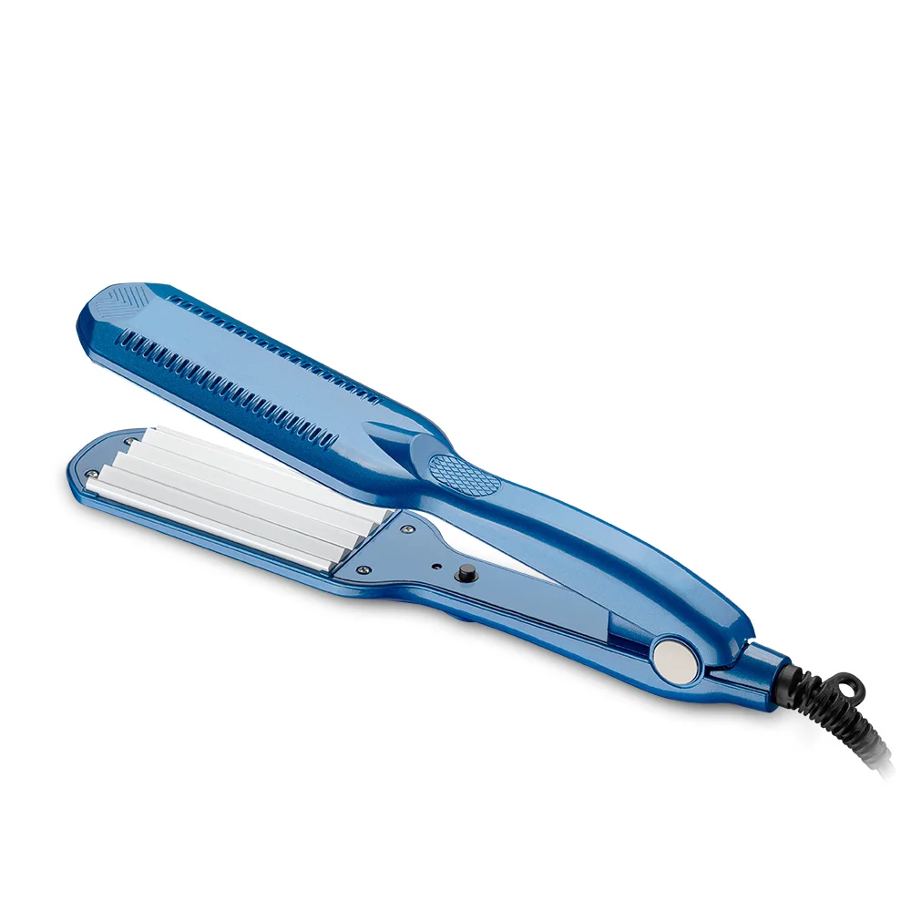Electronic Hair Curling Irons Curler Straighteners Titanium Corrugated Crimper Waves Iron Tools 5