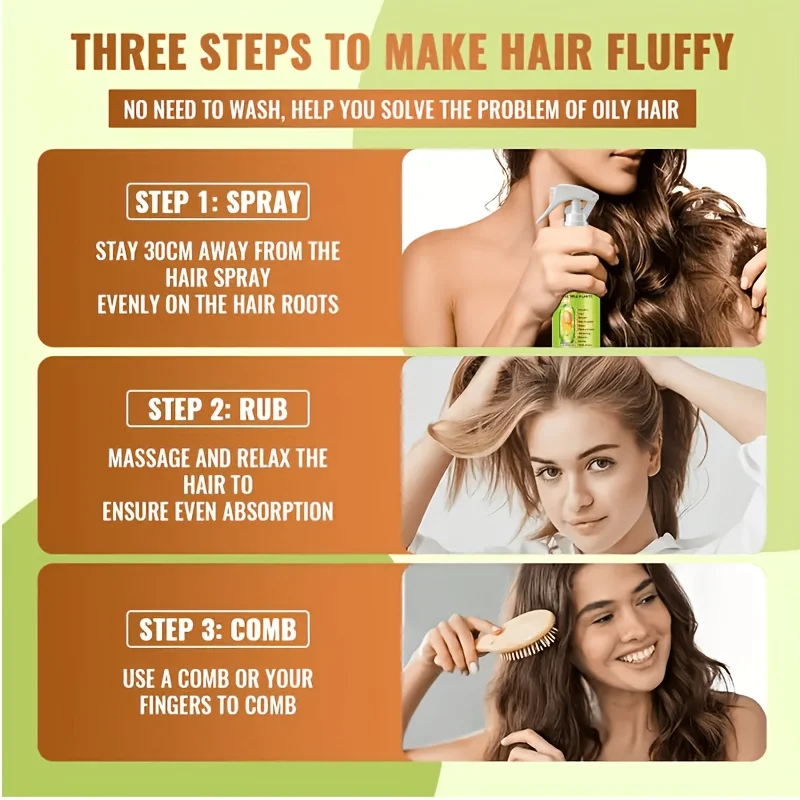 GSWP 10-In-1 Leave-In Hair Spray, moisturizes and smooths,while providing styling moisture and heat protection.100ml/200ml 6