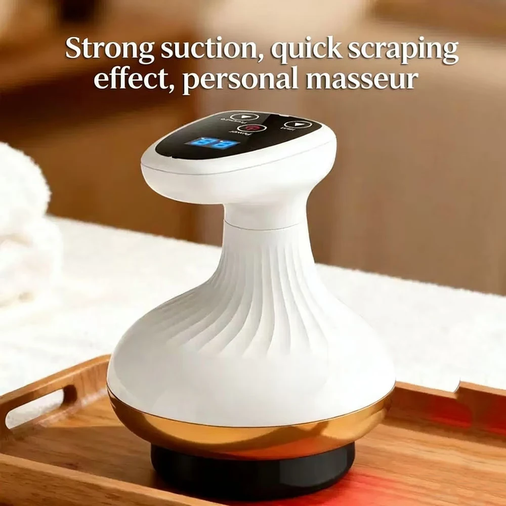 Home Electric Scraping And Cupping Massager With Suction Cups, Heated Suction, And Anti-Cellulite Massager 5