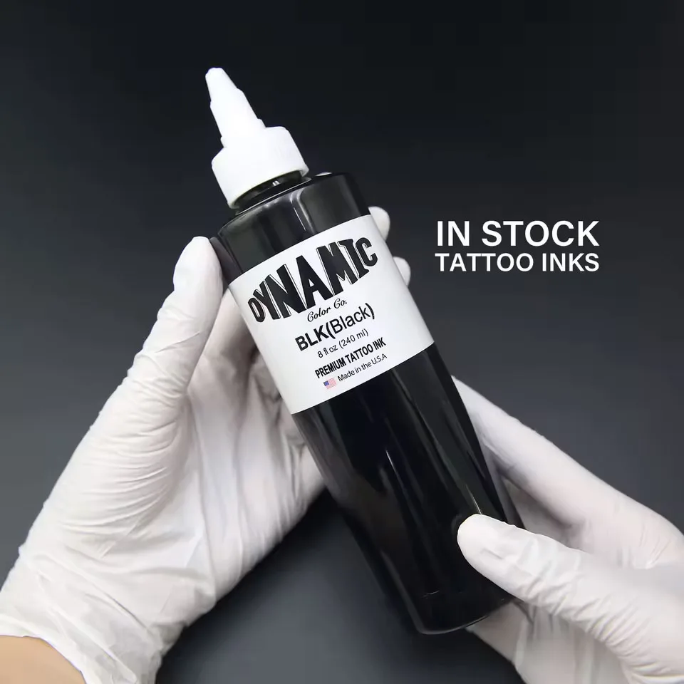 8OZ 240ML Black Tattoo ink Original TBK BLK WD1 Triple Black Ink Professional Tattoo Pigment Permanent Skin Body Art Pigment 3