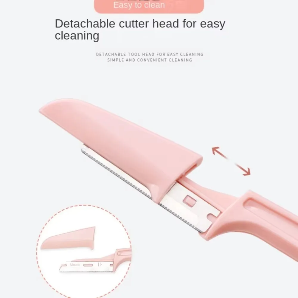 Safe Folding Ladies Face Shaver Eyebrow Trimmer Blade Anti-Scratch Razor Makeup Tools Eyebrow Trimmer Face Razor for Women 3