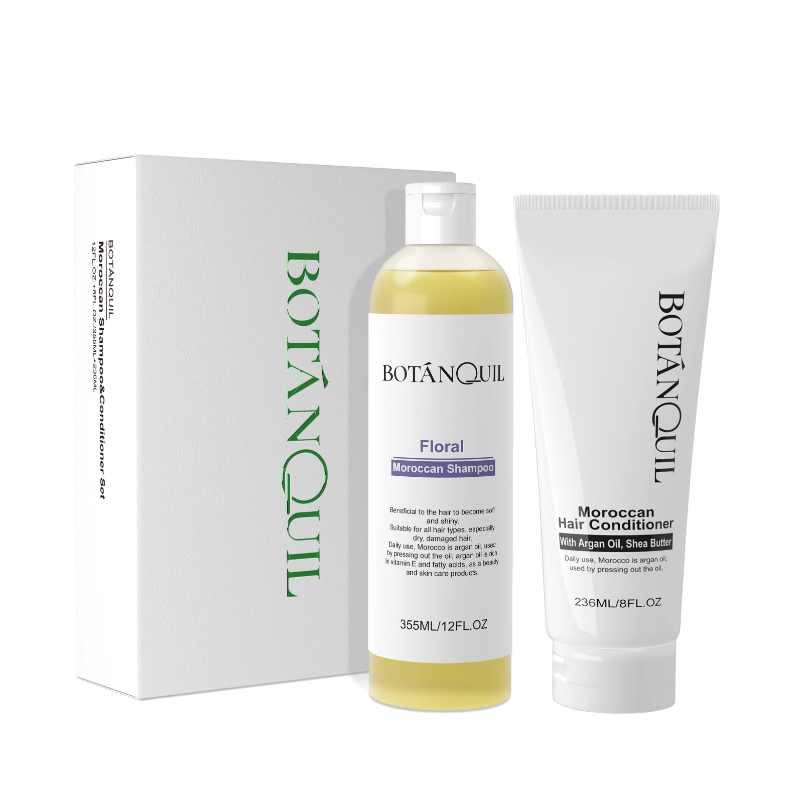 BOTÁNQUIL Shampoo Conditioner Set Suitable For All Hair Types Citrus Scents Cleansing Nourishing Moisturizing Treatment for Hair 2
