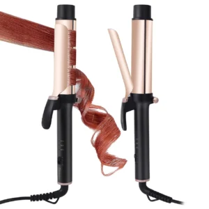 Hatteker Electric Curling Iron for Women 3-Level Temperature Control Ceramic Hair Protecting Curler Home Use Styling Tool US 1