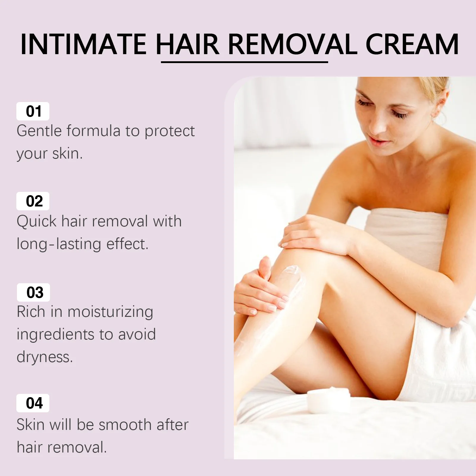 Woman Depilatory Cream Intimate Parts Hair Growth Inhibitor Anti Dry Prevent Black Spots After Shave Oil Body Hair Removal Cream 5