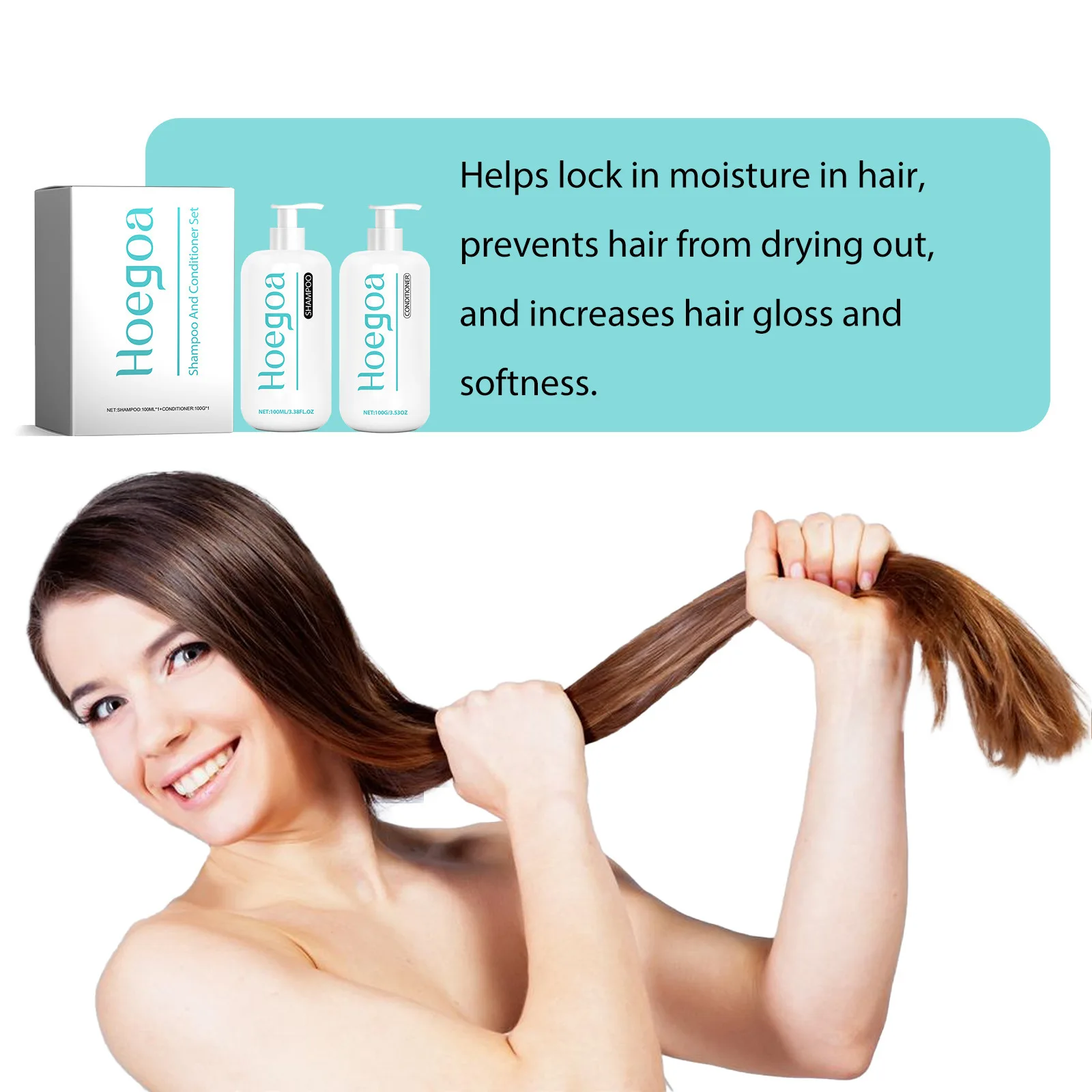 Shampoo Conditioner Set Strengthen Growth Repair Damage Reduce Loss Scalp Treatment Improve Curly Moisturizing Hair Care Shampoo 6