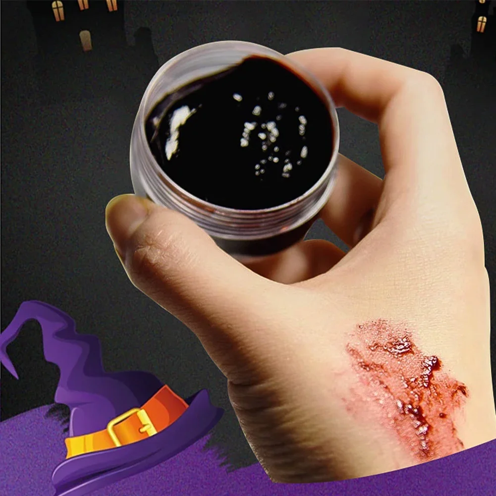 Body Paint Fake Blood Face Make Up Scary Halloween Wound Bruises Fake Scars For Cosplay Makeup Fancy Carnival Party 4