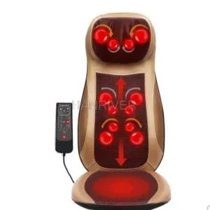 Electric Heating Vibrating Shiatsu Massage Cushion Car Home Office Full Body Massager Chair Seat Neck Lumbar Waist Relax Mat 1