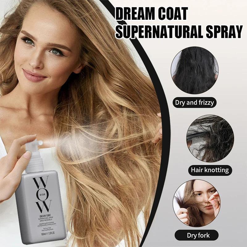 Super Soft Leave-In Conditioner Spray Hair Scalp Treatment Smoothing Straightening Shiny Repair Damaged Hair Care Hair Oil Spray 2
