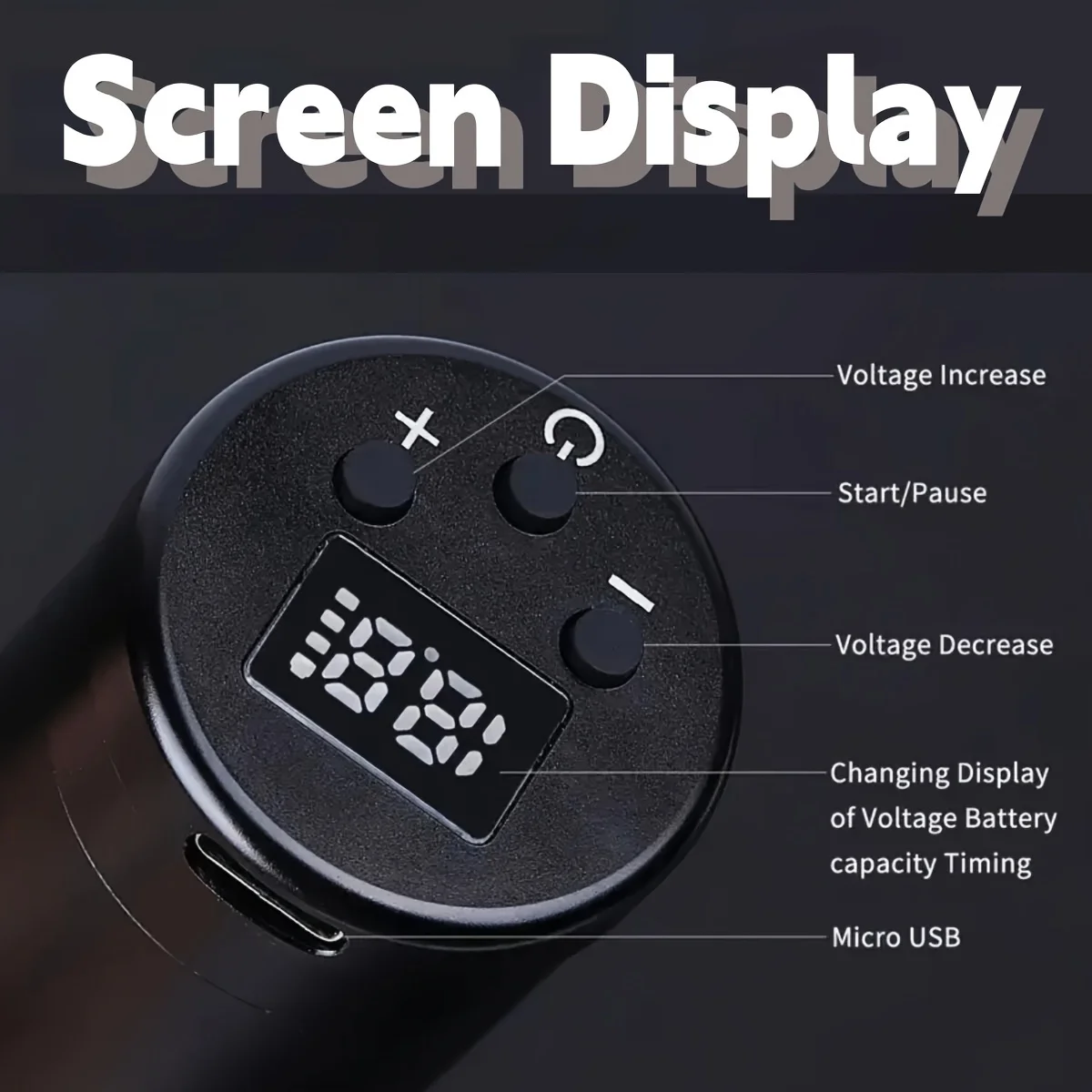 Wireless Tattoo Machine 1500mah Battery 6 Hours Battery Life Tattoo Pen Tattoo Machine Permanent Makeup Machines Tattoo Supplies 3