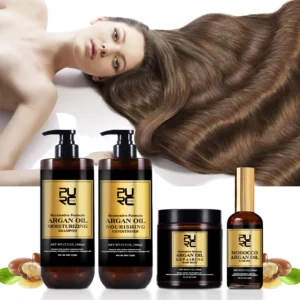 PURC Morocco Set Serum Smoothing Shampoo Conditioner And Repair Hair Mask Anti Dandruff Scalp Anti-Itch Hair Care Products Kit 1