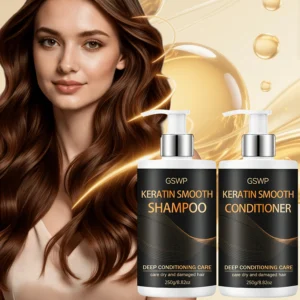 GSWP Keratin Shampoo Conditioner Set, Deep Conditioning Hair, Moisturizing & Smoothing Hair.Reducing Frizz & Adding Shine.500g 1