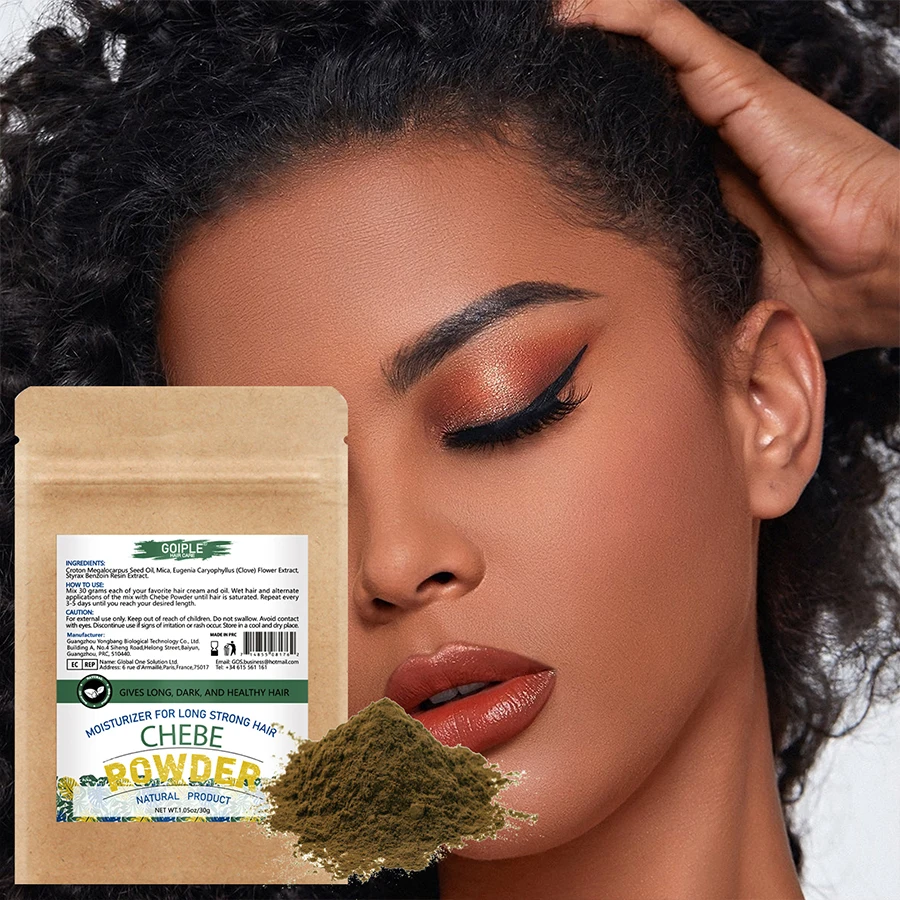 Natural Chebe Powder Moisturizing Strong Nourishing Scalp Anti Hair Loss Repair Hair Break Split End Hair-Care Product for Women 6
