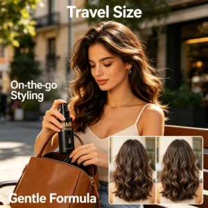 Hair Styling Spray Quick Drying Create Natural Fluffy Hair Volumizing Lustrous Refreshing Non Greasy Unisex Powerful Fixing Hair 1