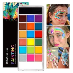 12/20 Colors Professional Face & Body Paint Palette ,Long Lasting, For Halloween SFX Special Effects & Cosplay Makeup 1