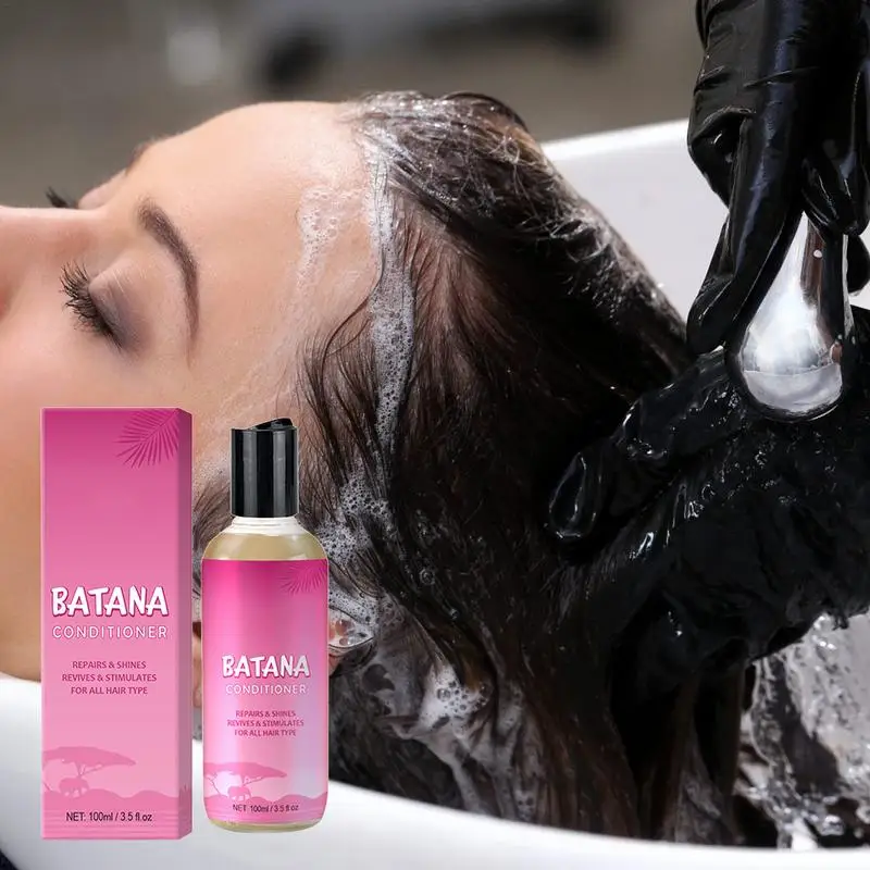 batana oil shampoo and conditioner 100ml deeply nourishes strengthens Repair damaged Hair Thickening hair anti Hair Loss Shampoo 2